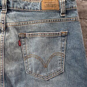 Levi's 515 Bootcut Jeans Women's 20 medium vintage wash EUC